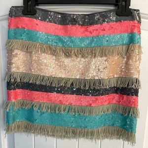 Zara sequins skirt